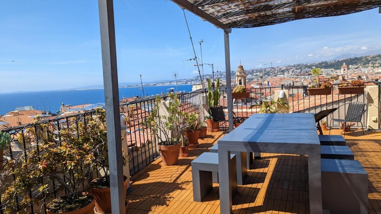 Le Château - THE MOST BEAUTIFUL SIGHT IN OLD TOWN, private terrace Nice Exterior foto