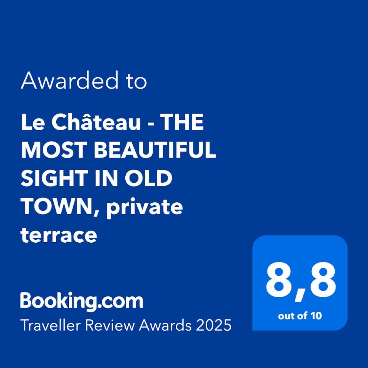 Le Château - THE MOST BEAUTIFUL SIGHT IN OLD TOWN, private terrace Nice Exterior foto
