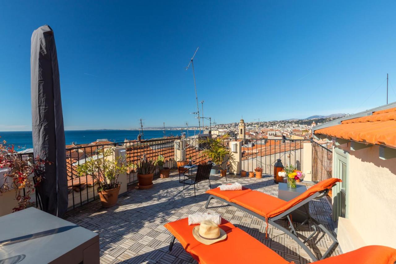 Le Château - THE MOST BEAUTIFUL SIGHT IN OLD TOWN, private terrace Nice Exterior foto