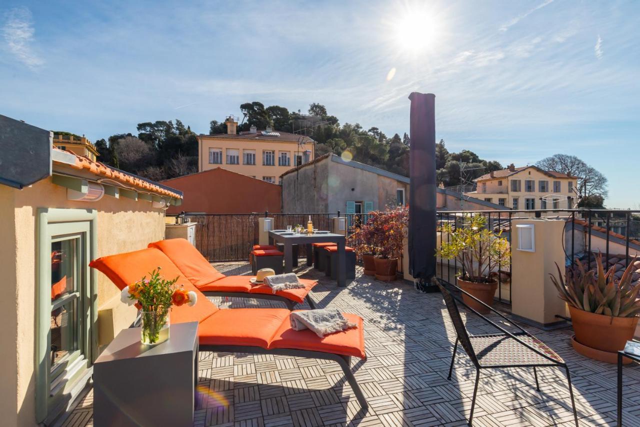 Le Château - THE MOST BEAUTIFUL SIGHT IN OLD TOWN, private terrace Nice Exterior foto