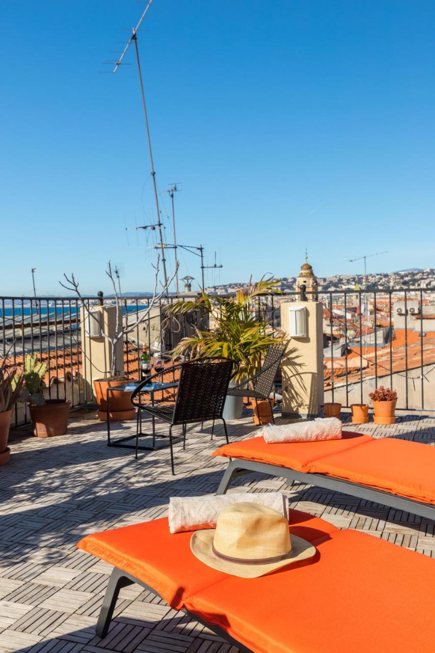 Le Château - THE MOST BEAUTIFUL SIGHT IN OLD TOWN, private terrace Nice Exterior foto