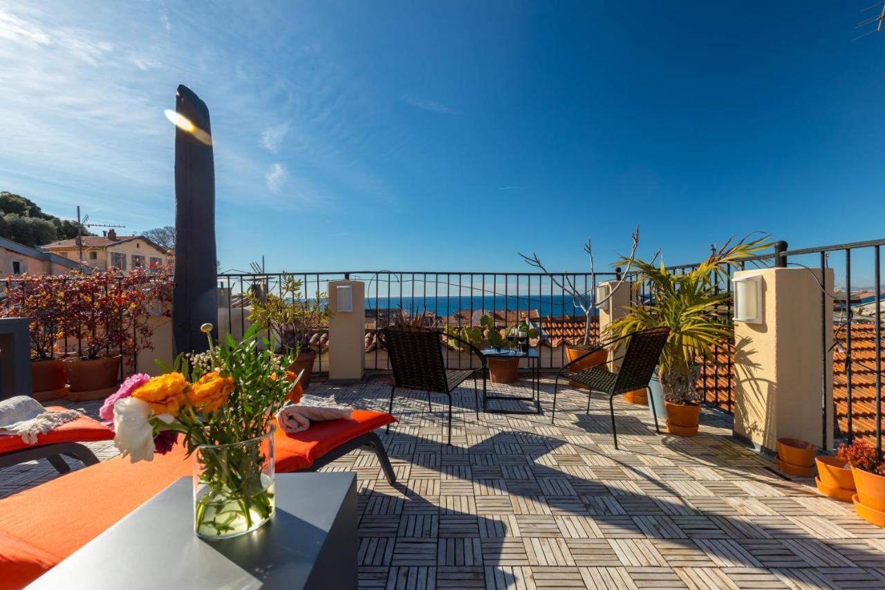 Le Château - THE MOST BEAUTIFUL SIGHT IN OLD TOWN, private terrace Nice Exterior foto
