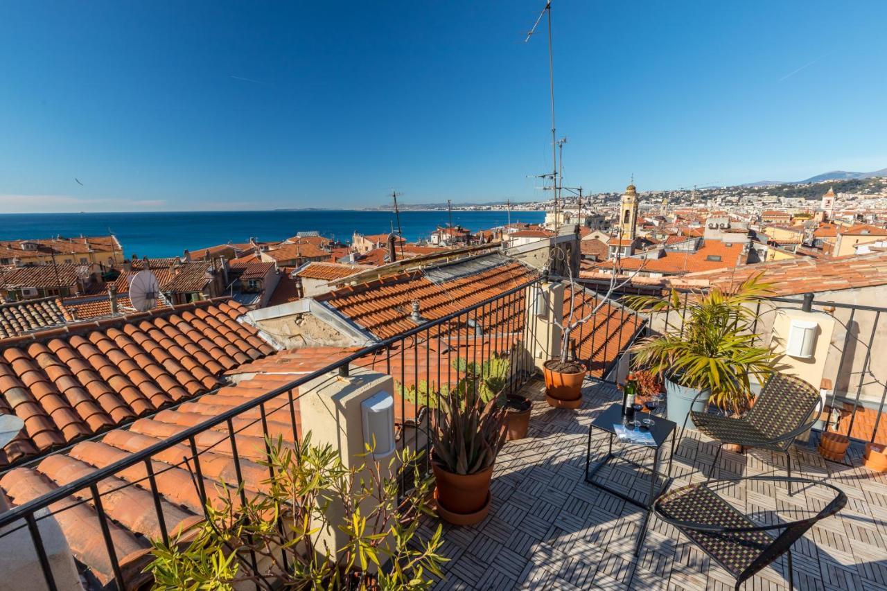 Le Château - THE MOST BEAUTIFUL SIGHT IN OLD TOWN, private terrace Nice Exterior foto