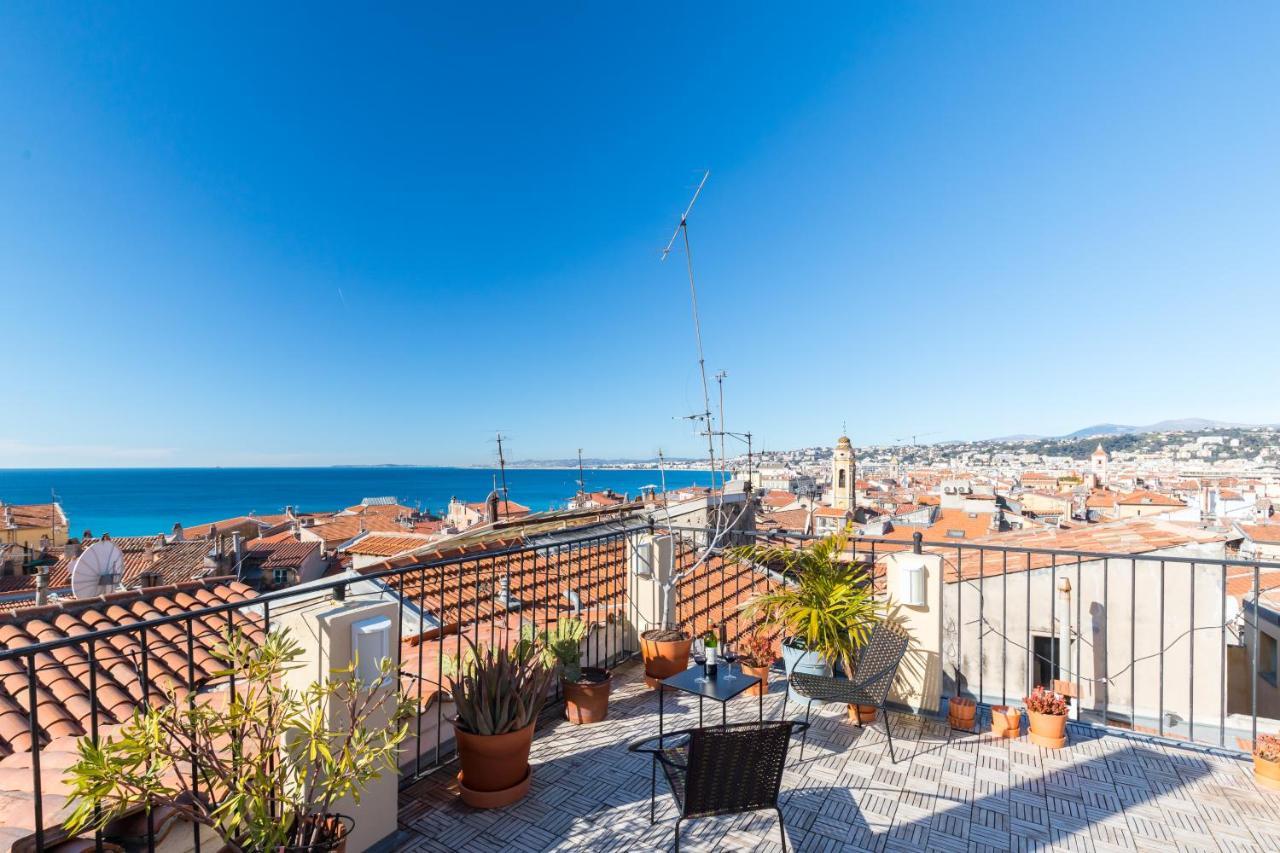 Le Château - THE MOST BEAUTIFUL SIGHT IN OLD TOWN, private terrace Nice Exterior foto